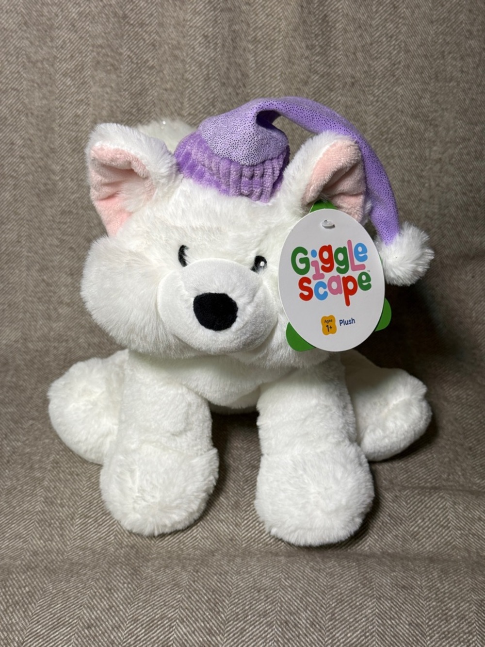 Target Gigglescape White Arctic Wolf 15" Plush Toy, Christmas Winter 2025